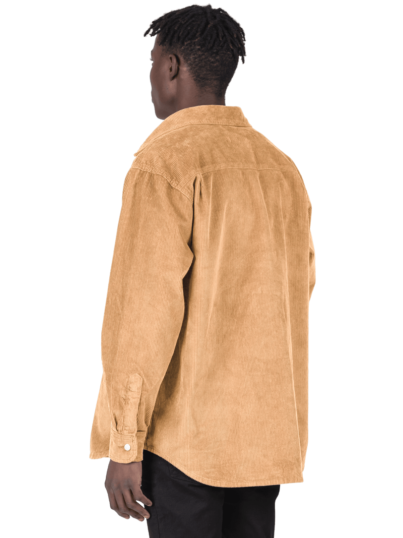 Oversized Cord Shirt - Beige