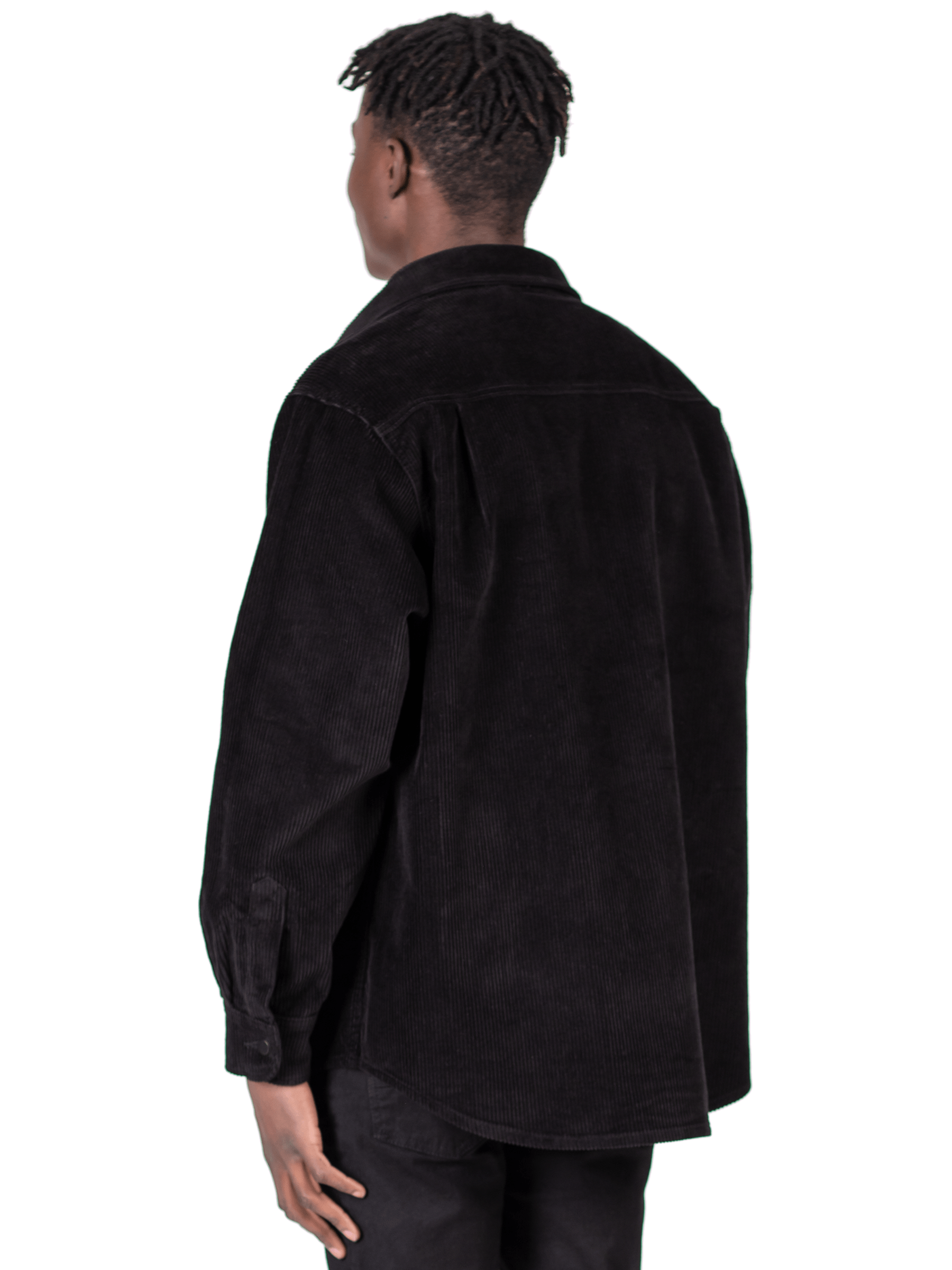 Oversized Cord Shirt - Black