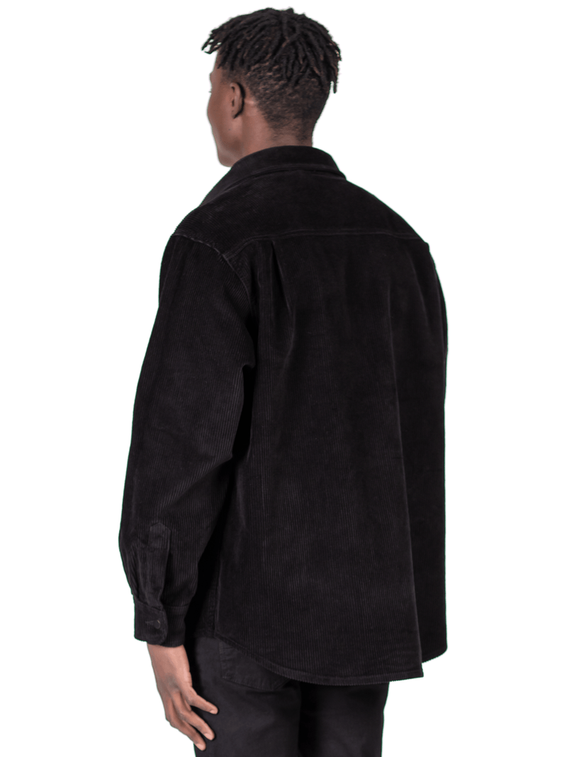 Oversized Cord Shirt - Black