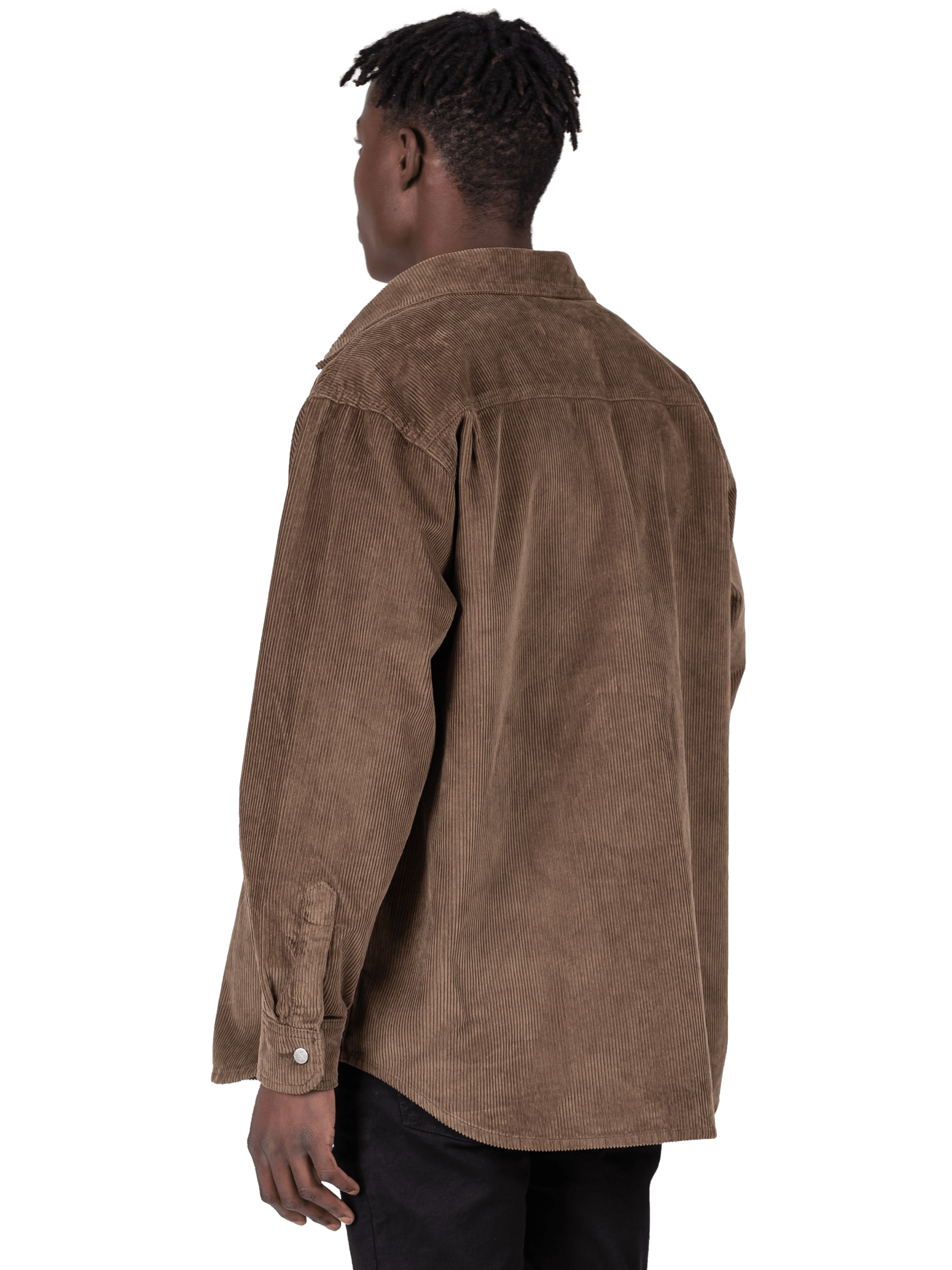 Oversized Cord Shirt - Olive