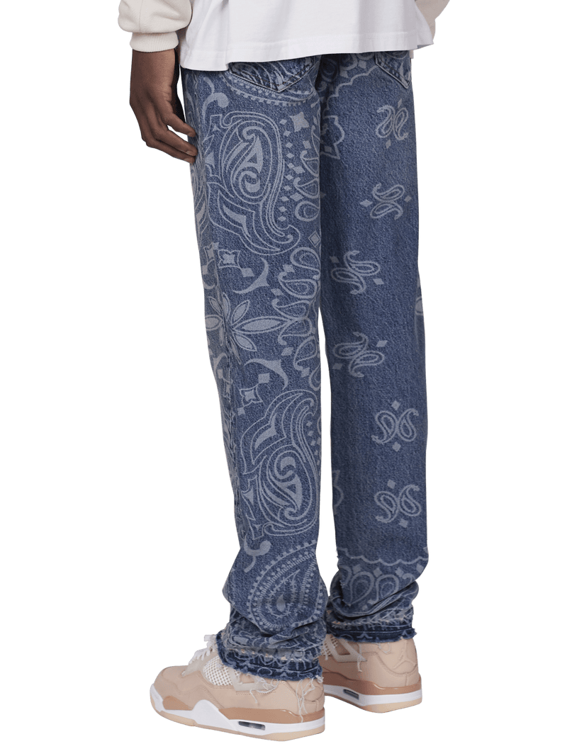 Vintage Bandana Denim - Cream Wash