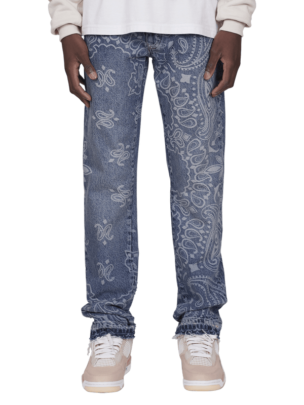 Vintage Bandana Denim - Cream Wash