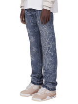 Vintage Bandana Denim - Cream Wash