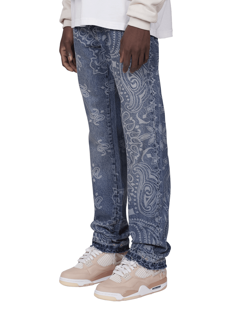 Vintage Bandana Denim - Cream Wash