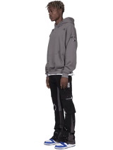 Flare Cargo Pants - Black