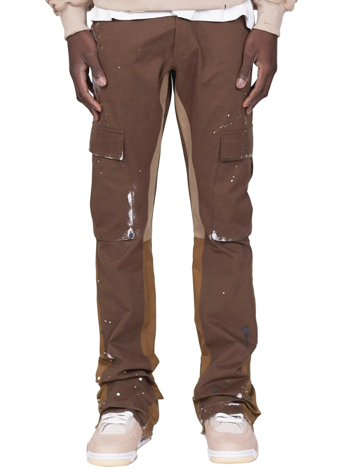 Flare Cargo Pants - Tobacco