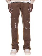 Flare Cargo Pants - Tobacco