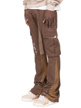 Flare Cargo Pants - Tobacco