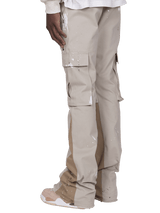 Flare Cargo Pants - Taupe