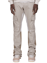 Flare Cargo Pants - Taupe