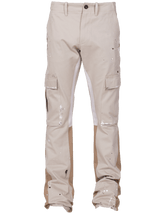 Flare Cargo Pants - Taupe