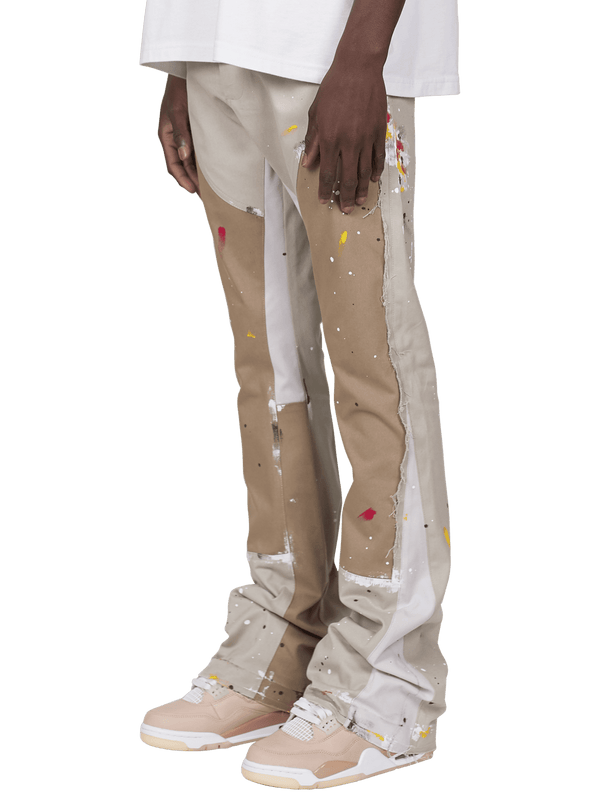 Flare Carpenter Pants - Taupe