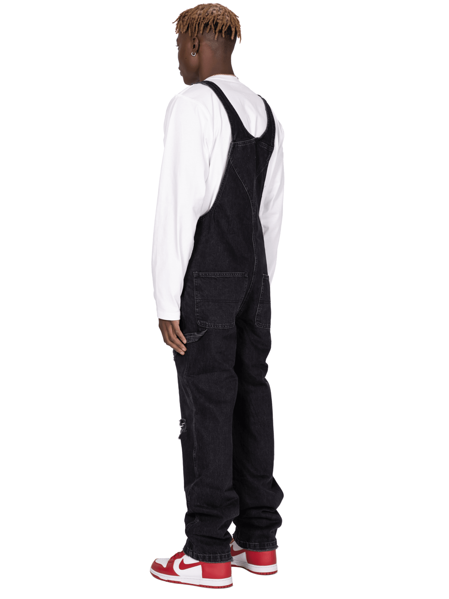 Denim Overalls - Black - Reputation Studios