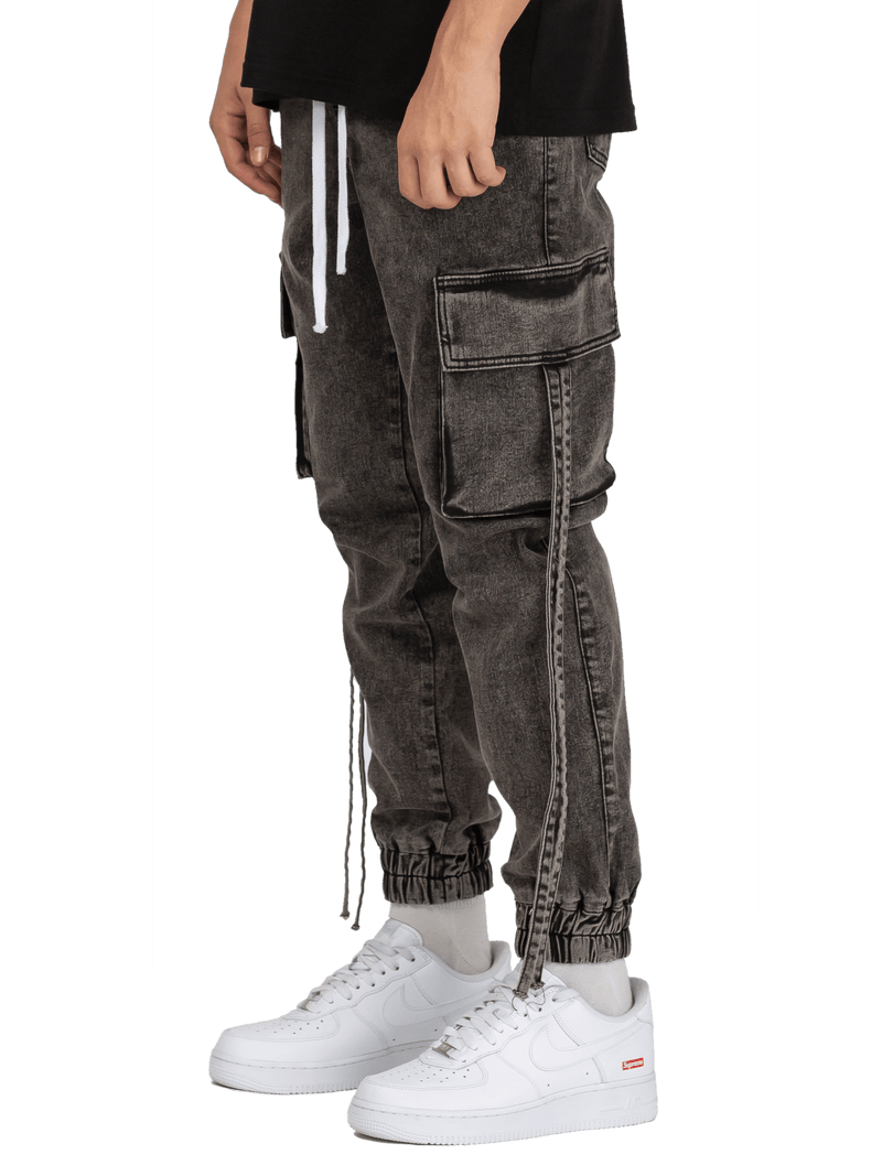 Cargo Jogger Denim - Vintage Black