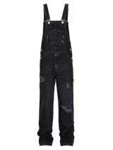 Denim Overalls - Black