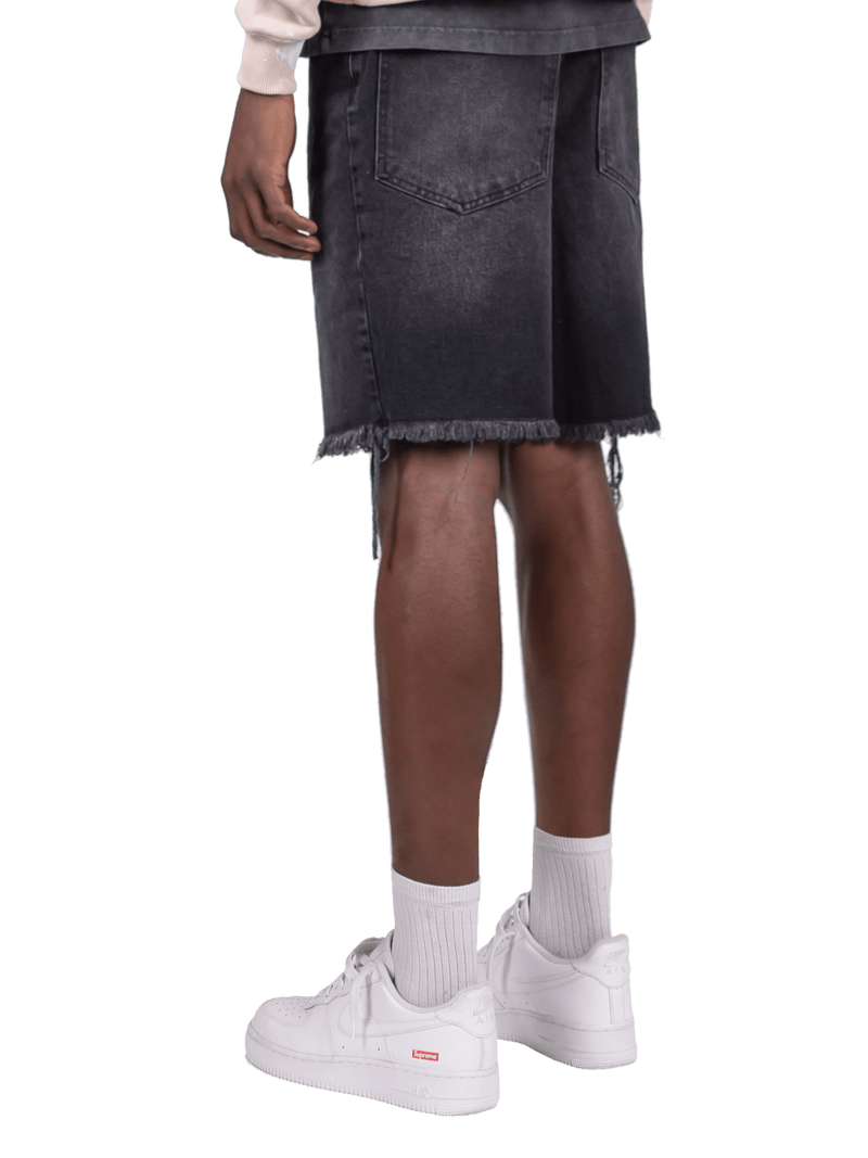 Denim Shorts - Black