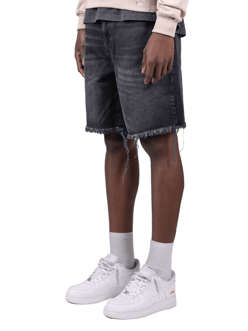 Denim Shorts - Black