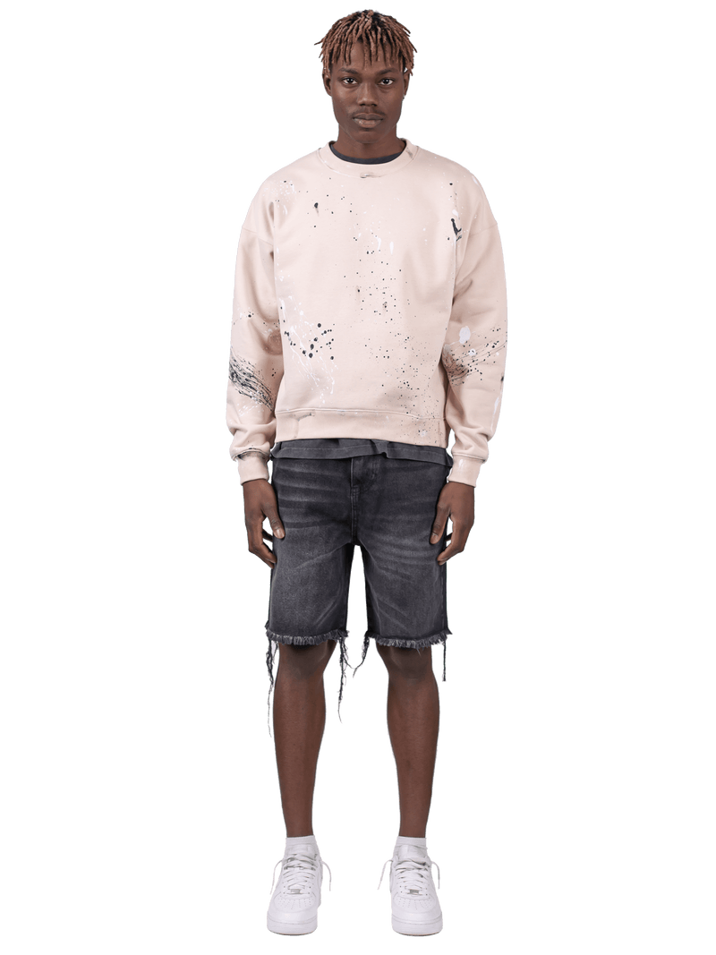 Denim Shorts - Black