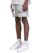Ripped Shorts - Stone