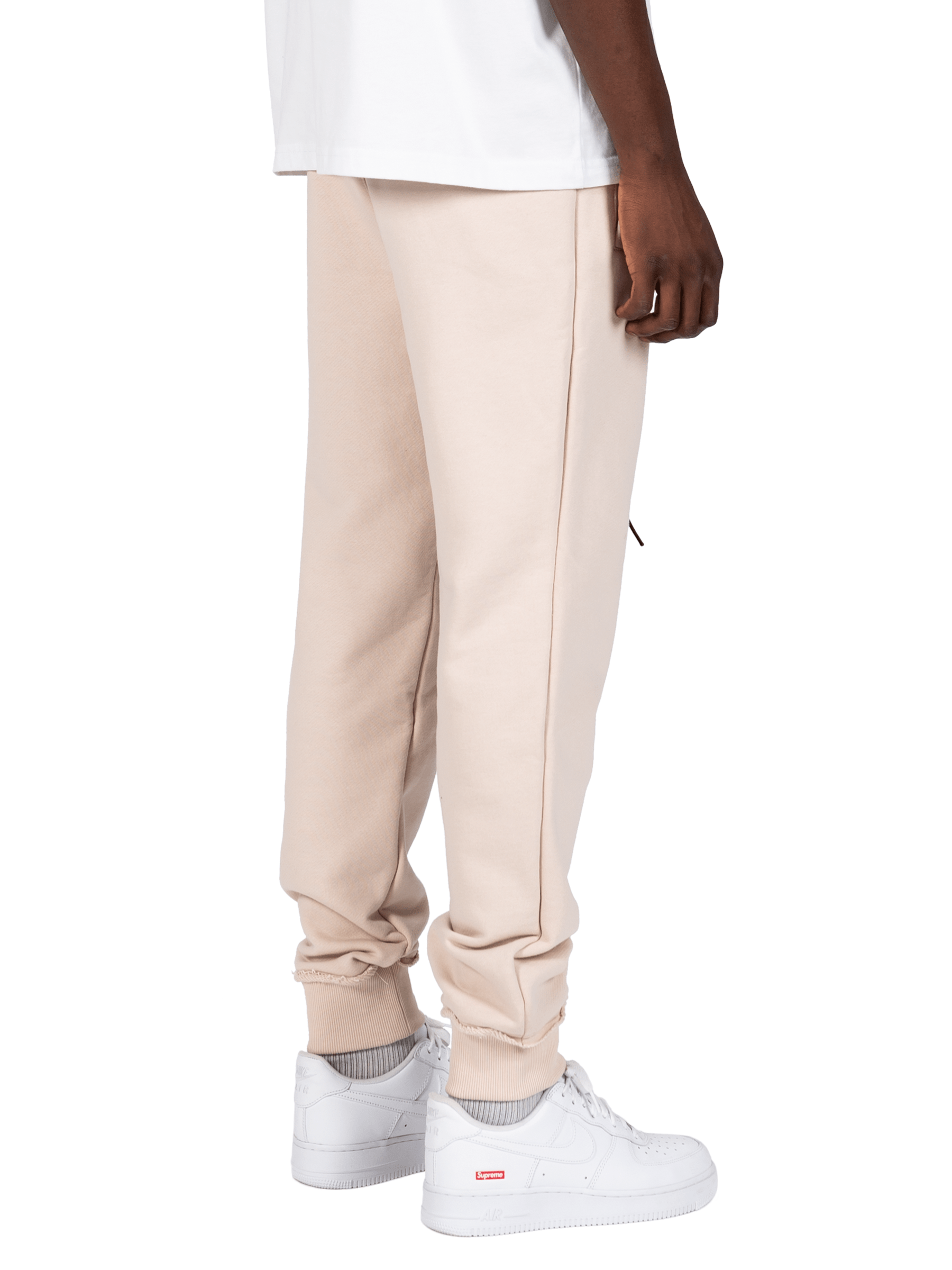 Distressed Sweatpants - Sand