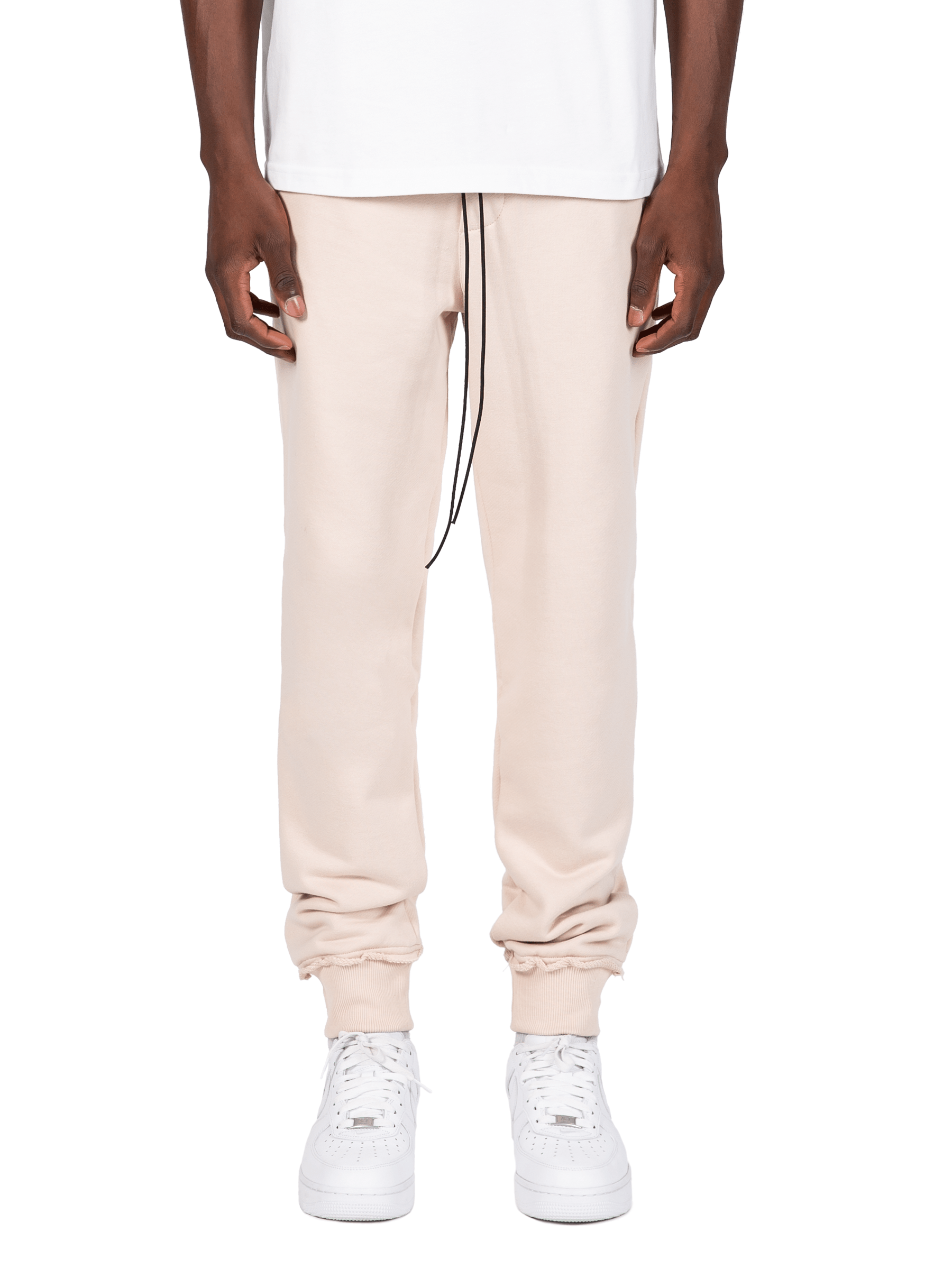 Distressed Sweatpants - Sand