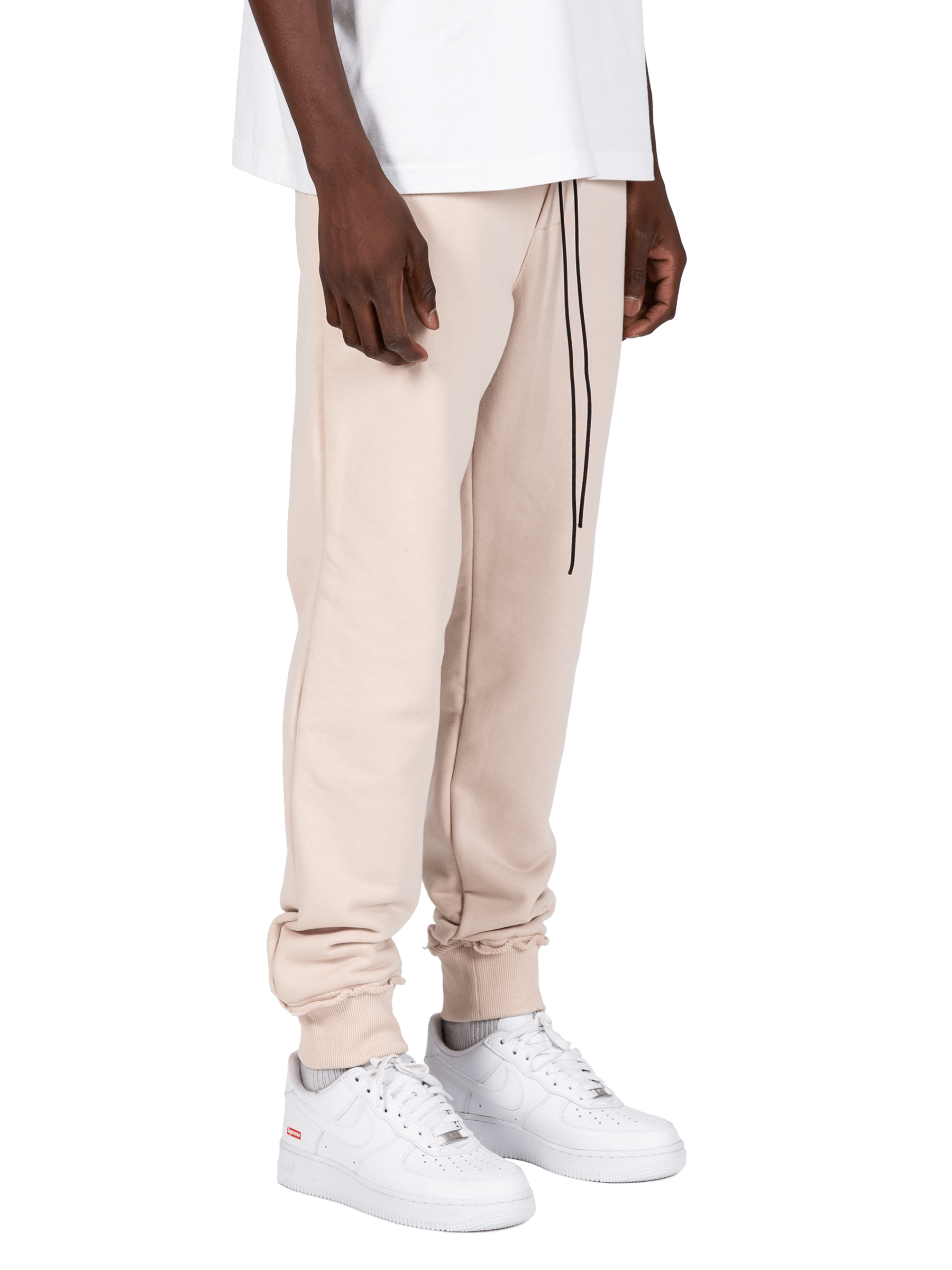 Distressed Sweatpants - Sand