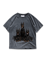Vintage Grey Tee - Doberman
