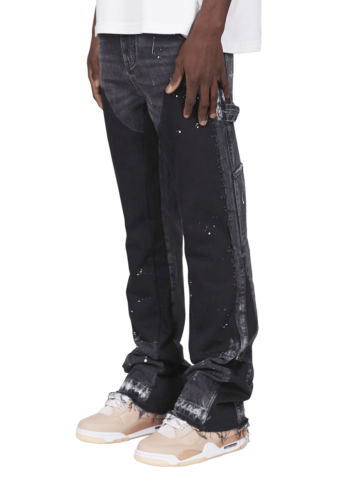 Flare Denim - Black - Reputation Studios