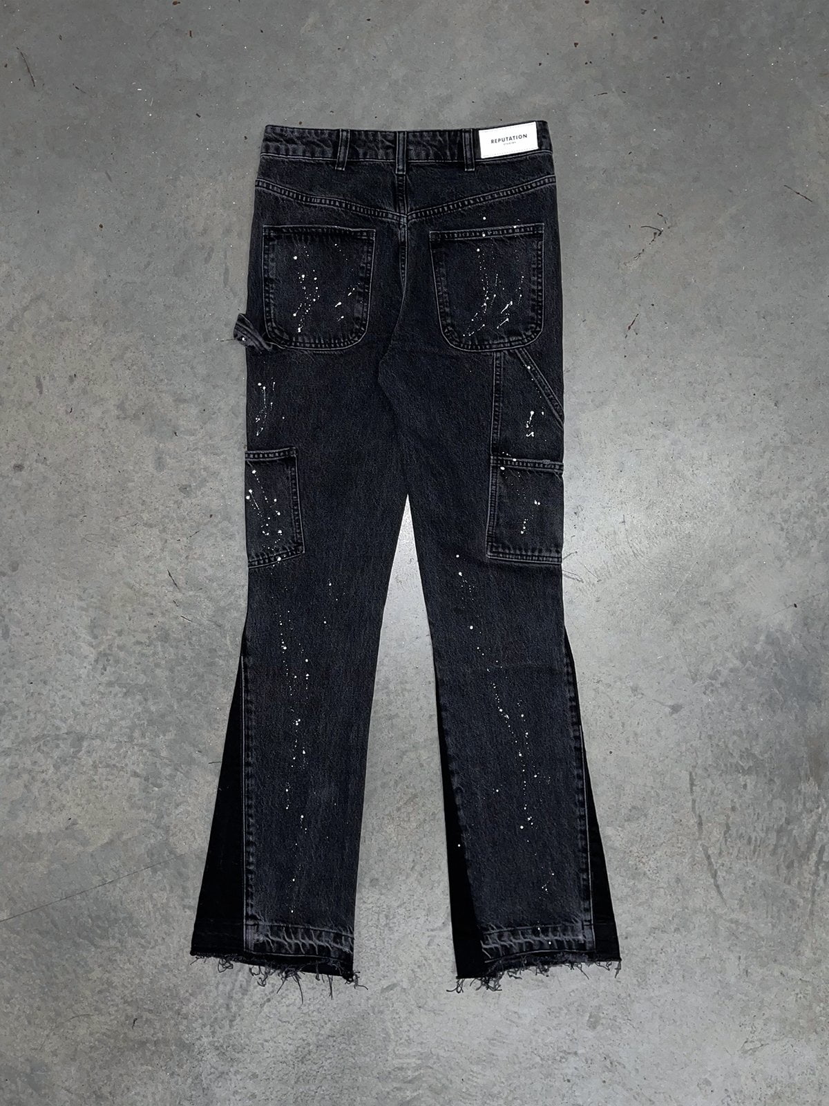 Flare Denim - Black - Reputation Studios