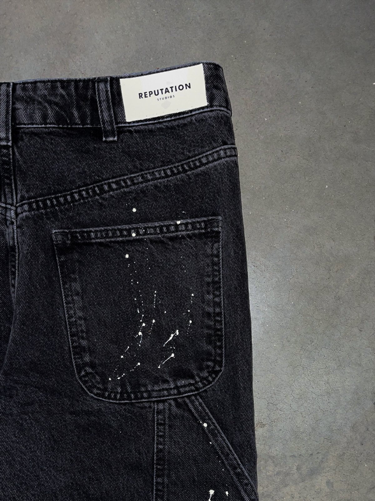 Flare Denim - Black - Reputation Studios