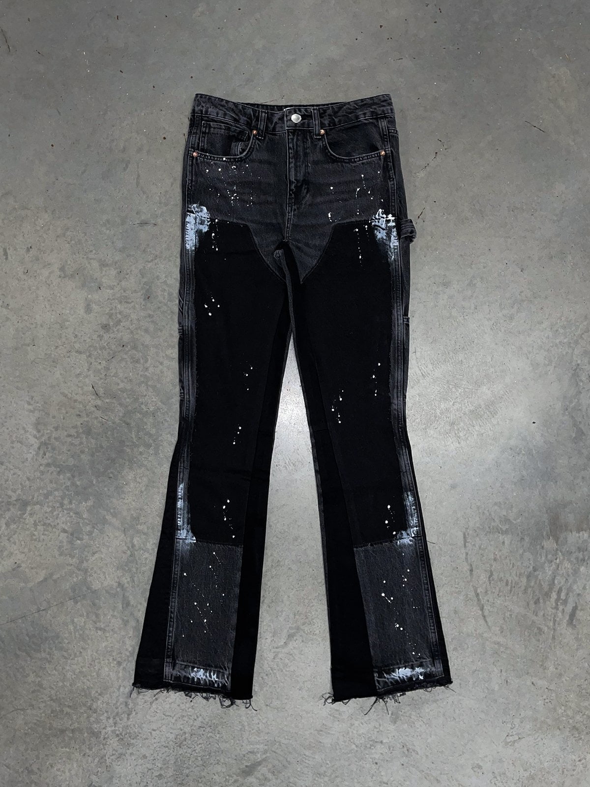 Flare Denim - Black - Reputation Studios