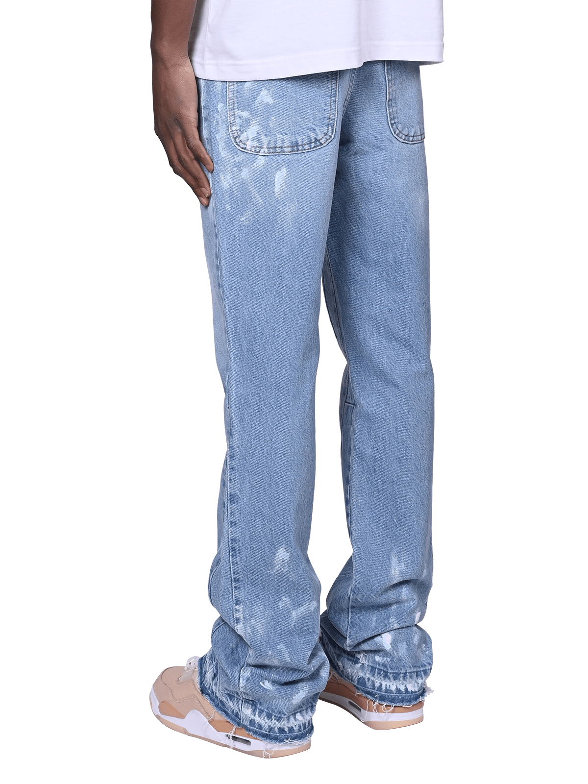 Flare Painters Denim - Light Stone - Reputation Studios