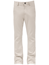 Flare Leather Pants - Off White