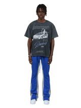 Flare Pintuck Sweatpants - Royal Blue