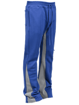 Flare Pintuck Sweatpants - Royal Blue