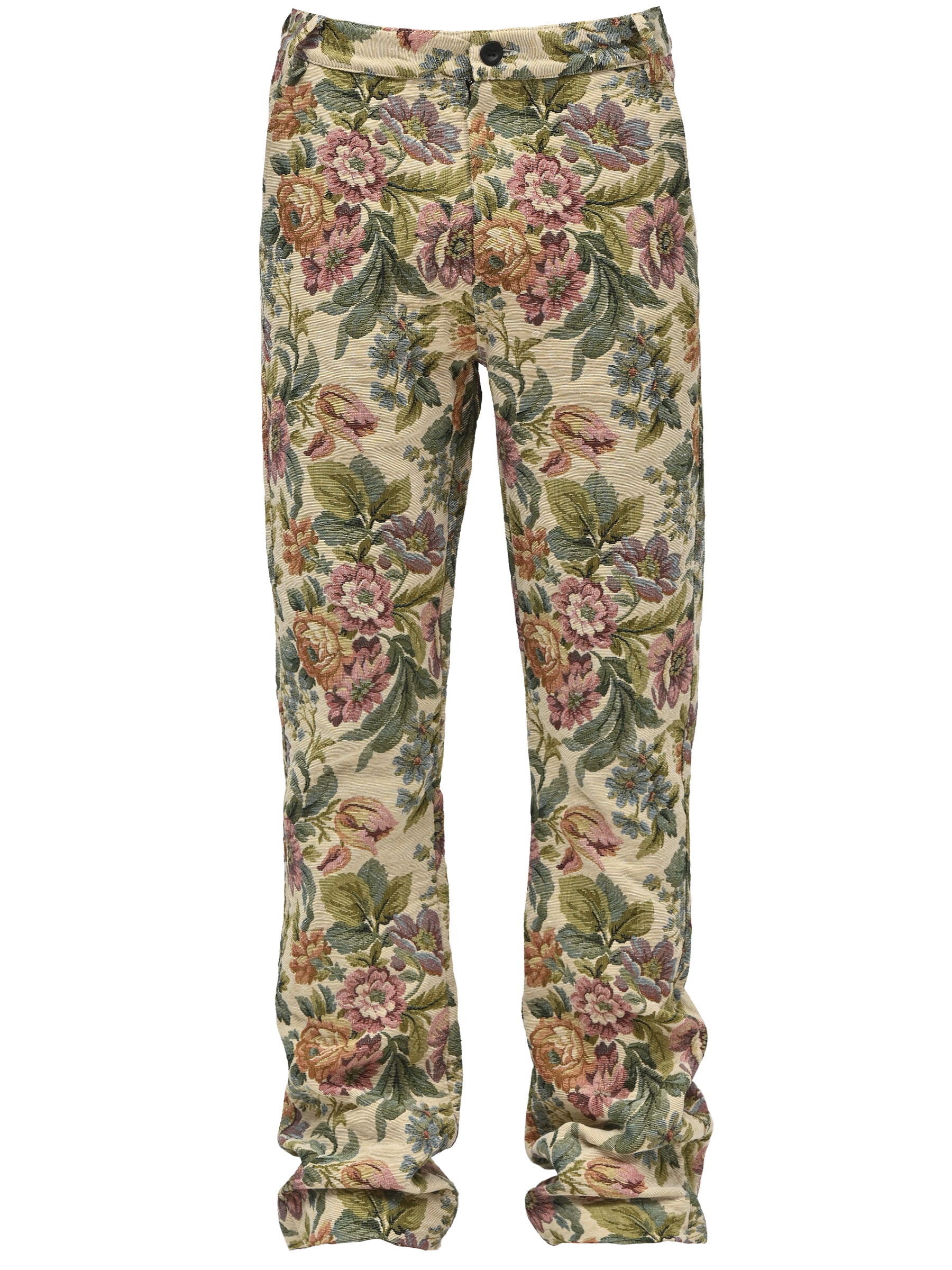 Flare Tapestry Pants - Floral