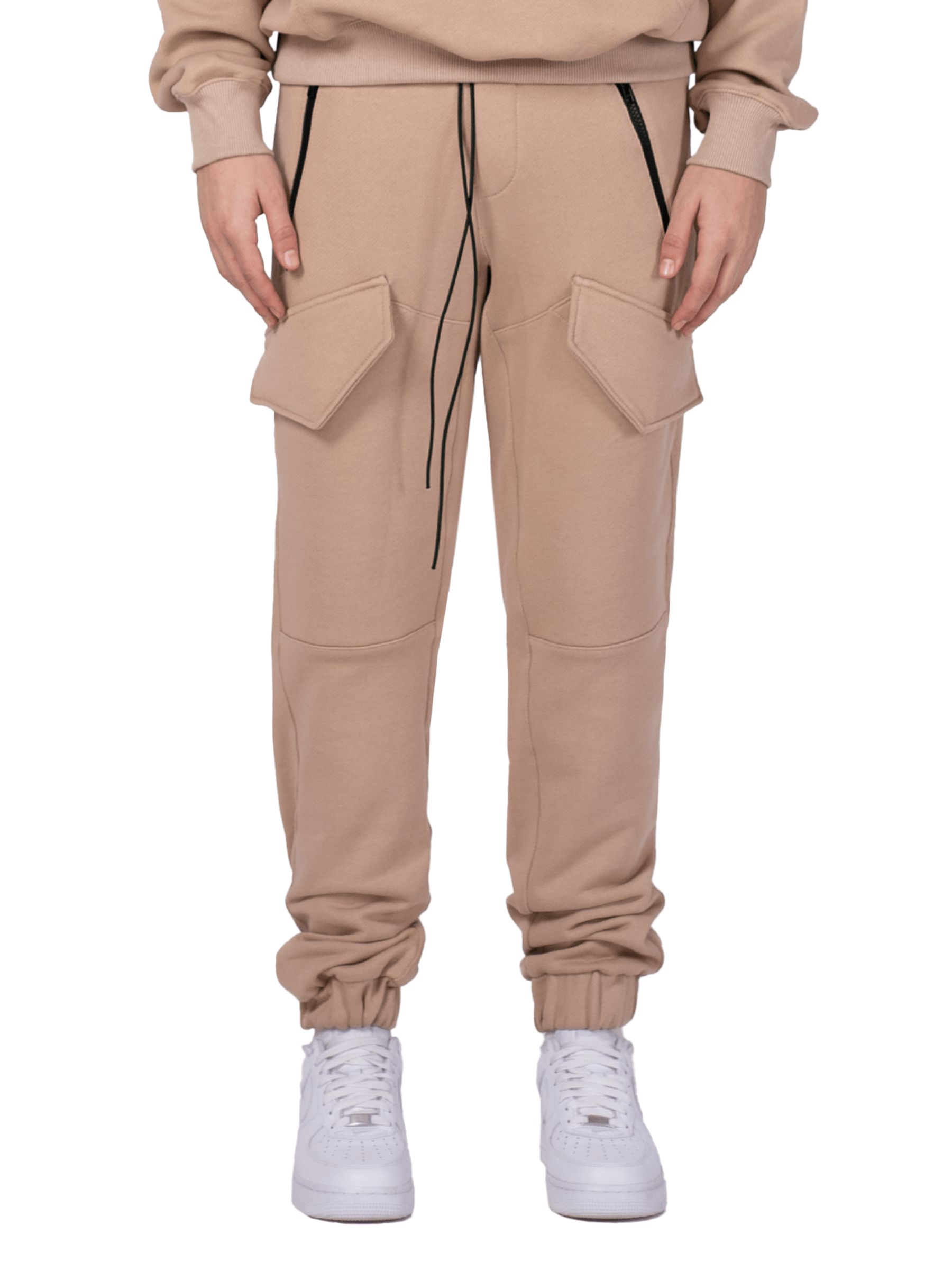 Front Pocket Sweatpants - Sand