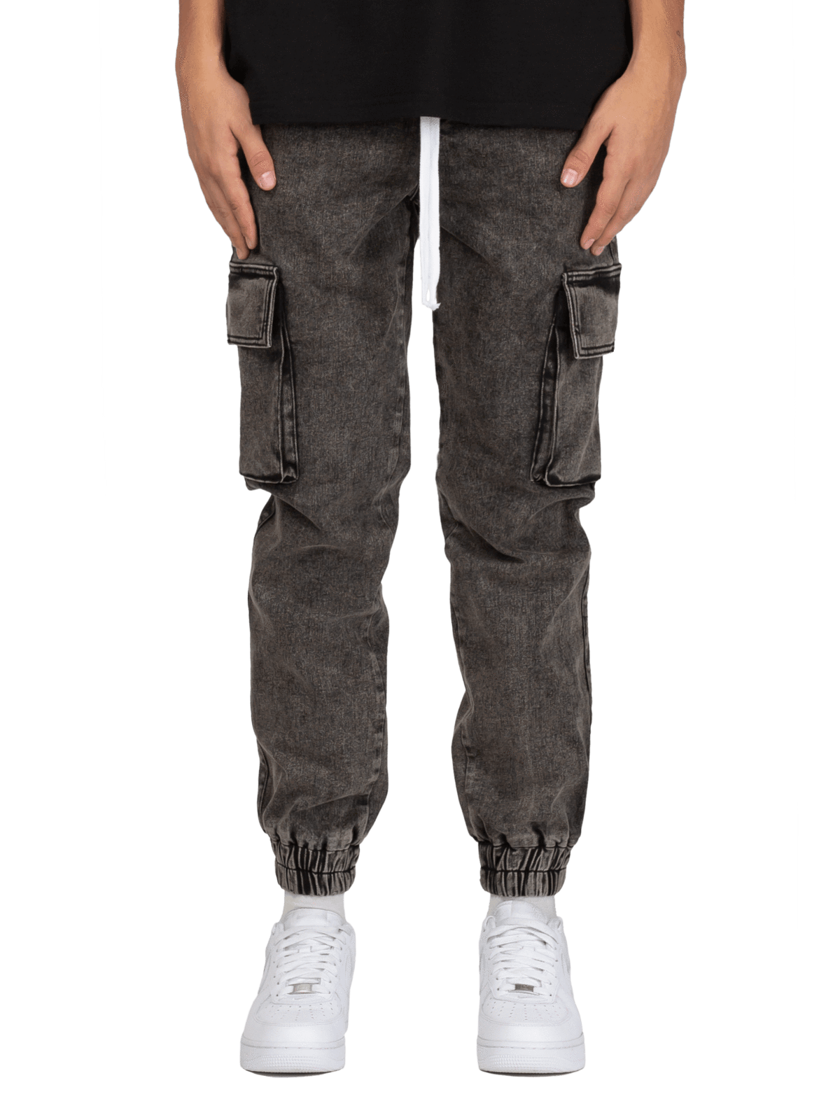 Cargo Jogger Denim - Vintage Black