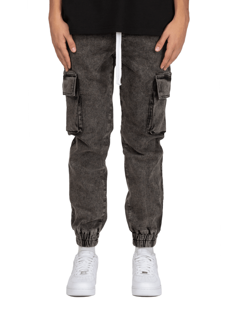 Cargo Jogger Denim - Vintage Black