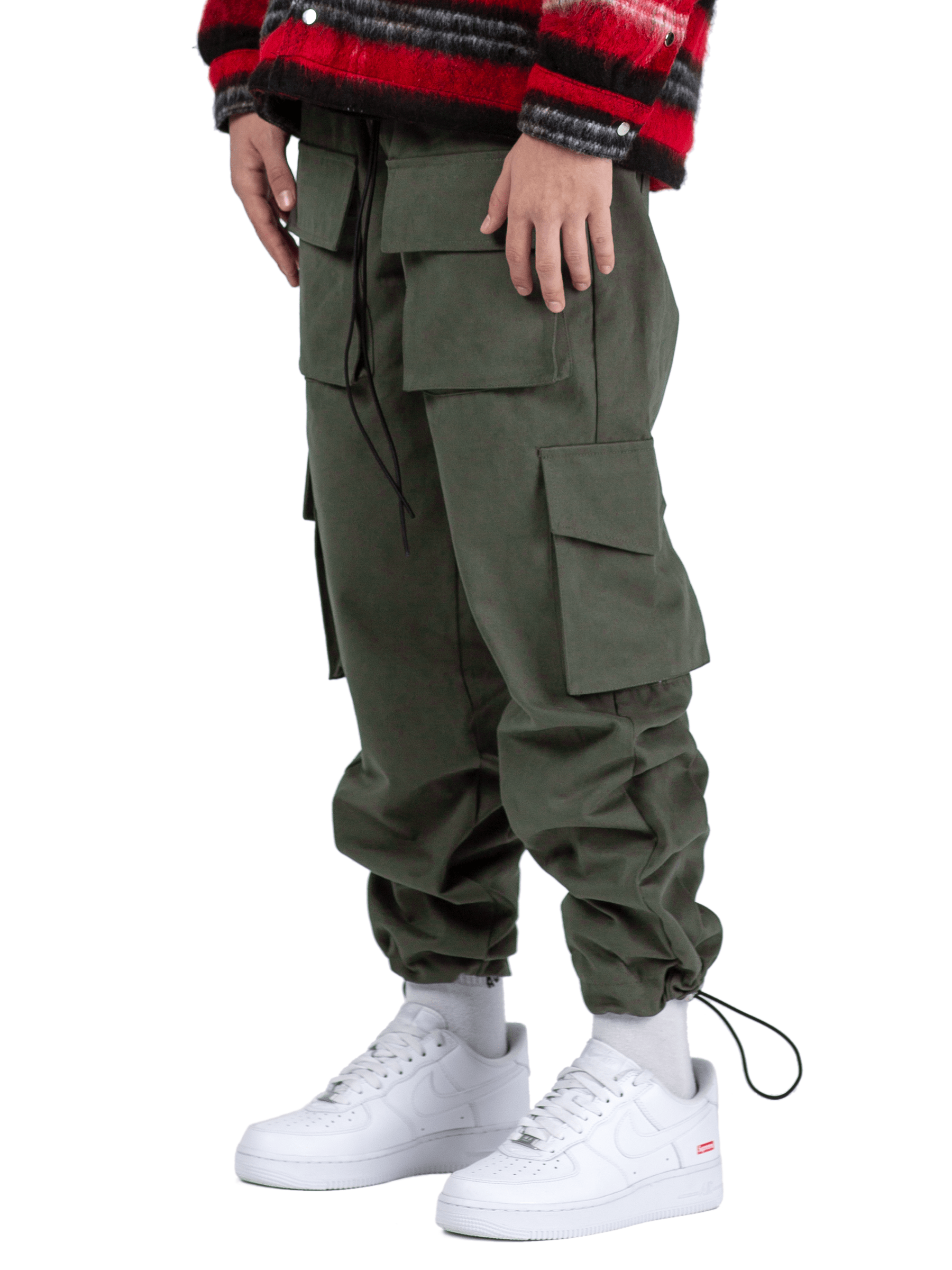 Front Pocket Cargo Pants - Forest