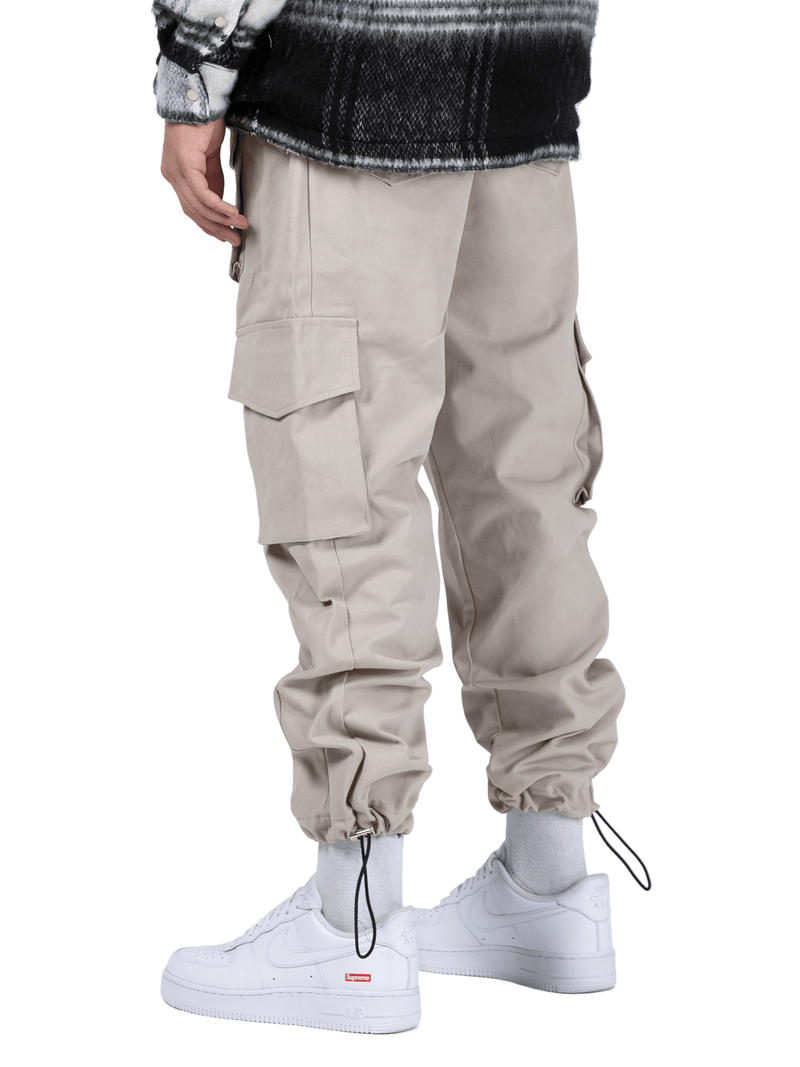 Front Pocket Cargo Pants - Stone