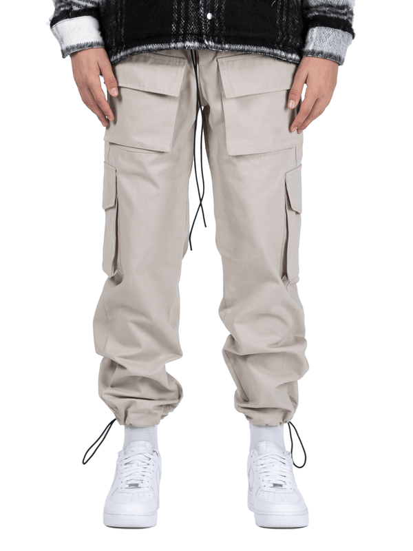 Front Pocket Cargo Pants - Stone