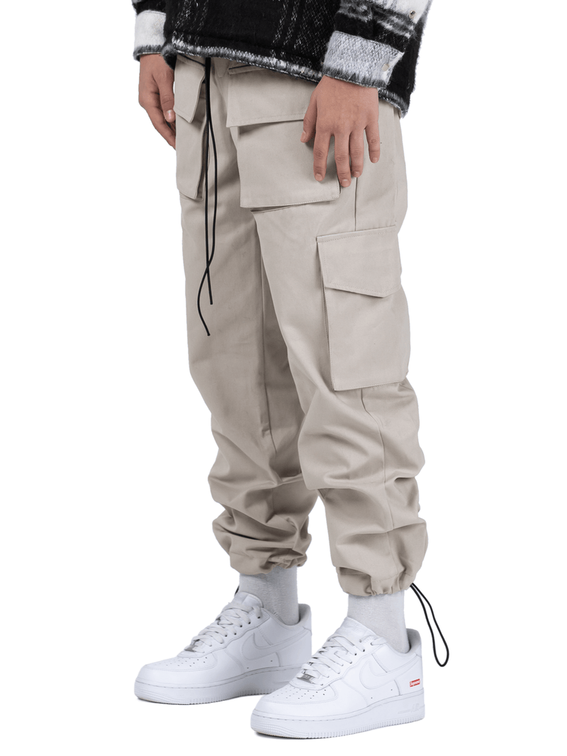 Front Pocket Cargo Pants - Stone