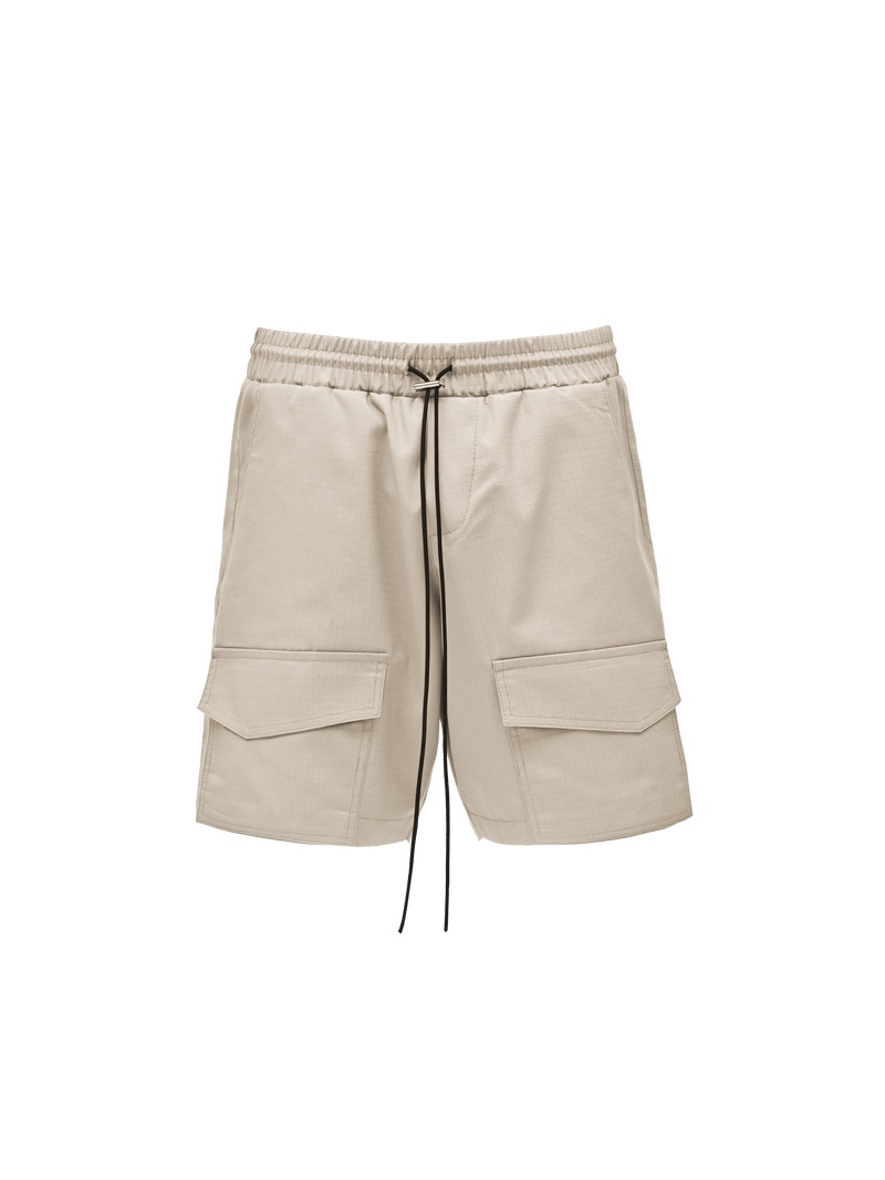Front Pocket Shorts - Taupe