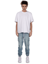 Cargo Jogger Denim - Light Stone