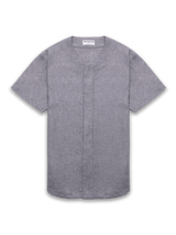 Wool Baseball Jersey - Grey