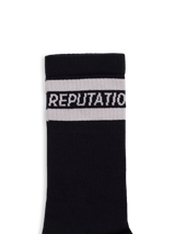 Italic Logo Socks - Black