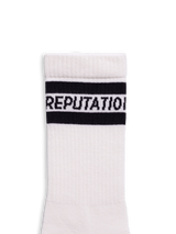 Italic Logo Socks - Off White