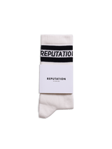Italic Logo Socks - Off White