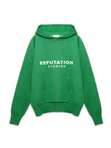 Knit Hoodie - Pine Green